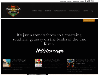 visithillsboroughnc.com screenshot