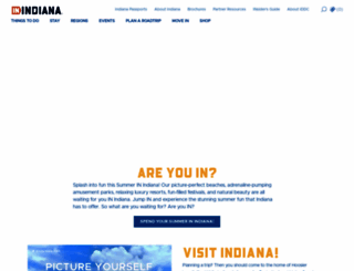 visitindiana.com screenshot