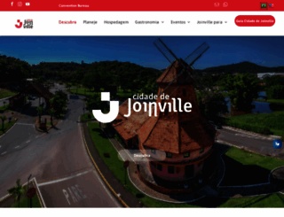 visitjoinville.com.br screenshot