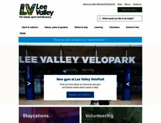 visitleevalley.org.uk screenshot