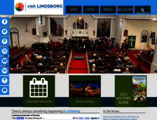 visitlindsborg.com screenshot