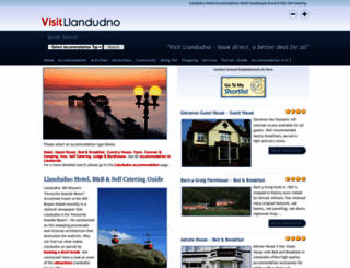 visitllandudno.com screenshot