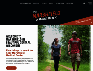 visitmarshfield.com screenshot