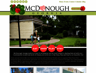 visitmcdonoughga.com screenshot