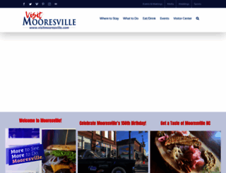 visitmooresville.com screenshot