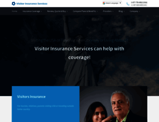 visitorinsuranceservices.com screenshot