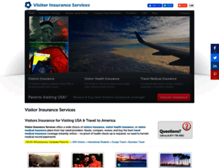 visitorsinsuranceservices.com screenshot