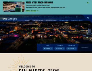 visitsanmarcos.com screenshot