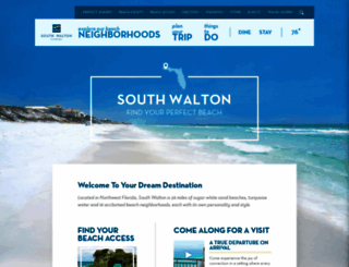 visitsouthwalton.com screenshot