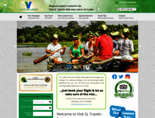 visitsrilankatours.com screenshot