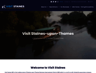 visitstaines.co.uk screenshot