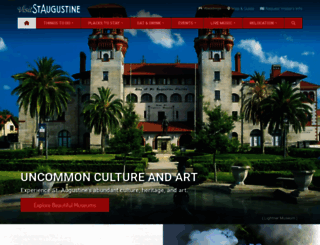 visitstaugustine.com screenshot