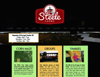 visitsteelefarms.com screenshot