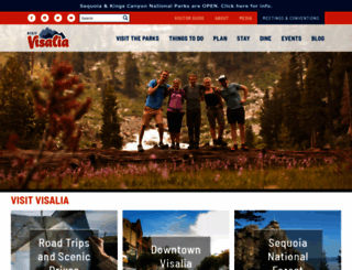 visitvisalia.org screenshot