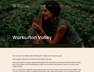 visitwarburton.com.au screenshot