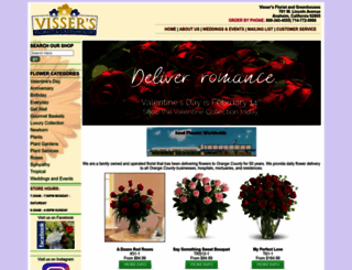 vissersflowers.com screenshot