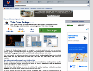 vista-codec-package.malavida.com screenshot
