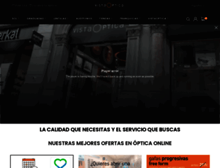 vistaoptica.es screenshot
