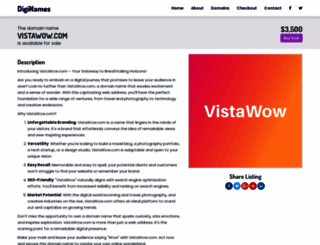 vistawow.com screenshot