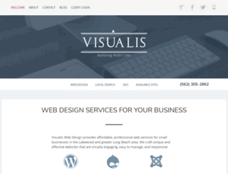 visualiswebdesign.com screenshot