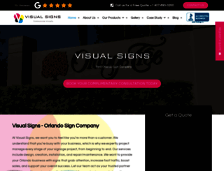 visualsignsandgraphics.com screenshot