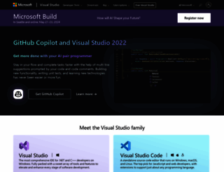 visualstudio.microsoft.com screenshot