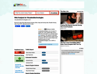visualwebtechnologies.com.cutestat.com screenshot