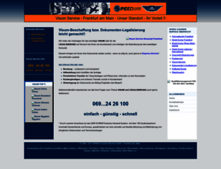 visum-frankfurt.de screenshot