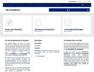 visum-russland-service.de screenshot