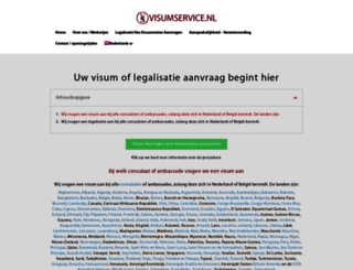 visumservice.nl screenshot