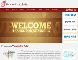 viswamitratutor.com screenshot