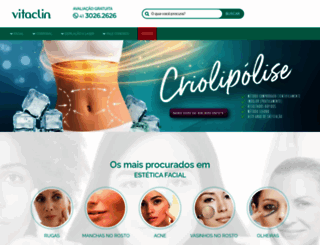 vitaclin.com.br screenshot