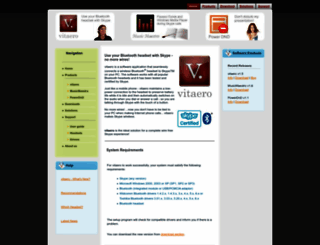 vitaero.com screenshot