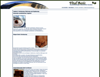 vital-basis.de screenshot