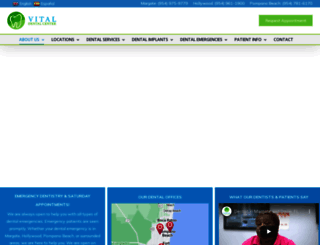 vitaldentalcenter.com screenshot