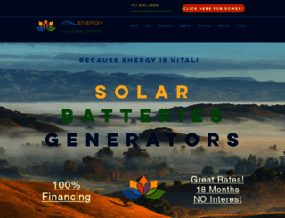 vitalenergysolar.com screenshot
