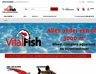 vitalfish.nl screenshot