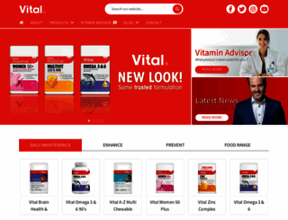 vitalhealthfoods.com screenshot