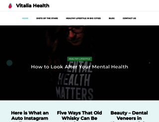 vitalia-health.co.uk screenshot