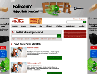 vitalion.cz screenshot