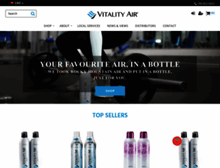 vitalityair.com screenshot