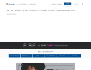 vitalitymall.co.za screenshot