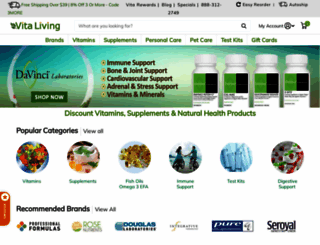 vitaliving.com screenshot