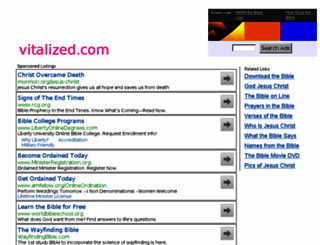 vitalized.com screenshot