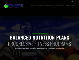 vitalnutritionandfitness.com screenshot