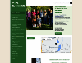 vitalnutritioncapecod.com screenshot