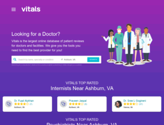vitals.com screenshot