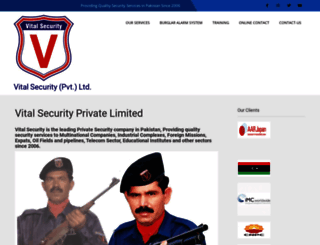 vitalsecurity.com.pk screenshot