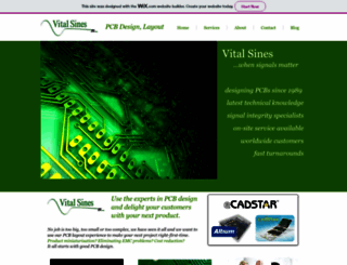 vitalsines.co.uk screenshot