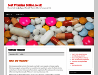 vitamin-health-online.co.uk screenshot